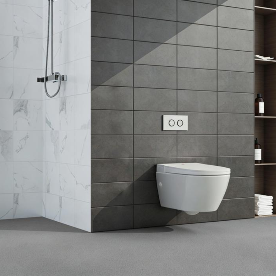 Smart-T T5 Euro Wall Mounted Rimless Smart Toilet