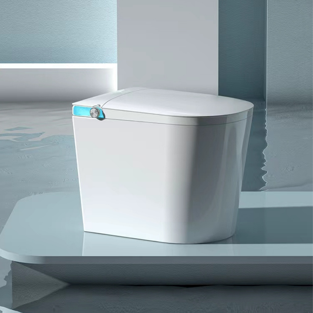 Smart t t4 floor standing rimless smart toilet